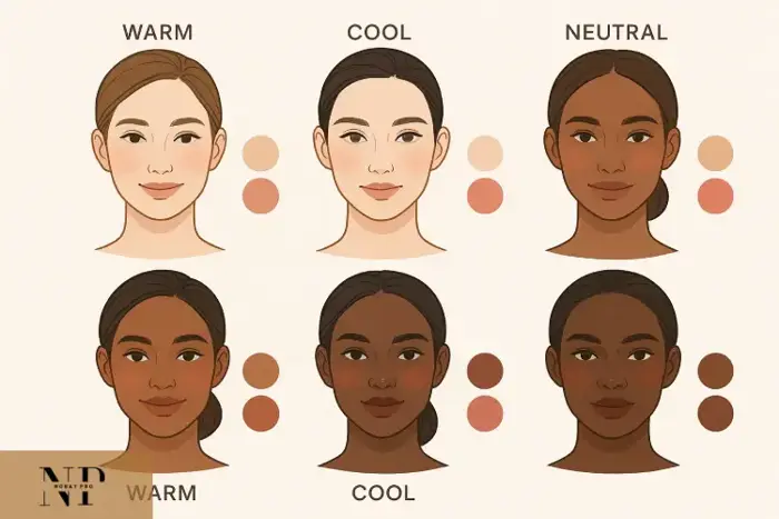 چگونه تون پوست خود را سریع و مطمئن تشخیص دهیم؟